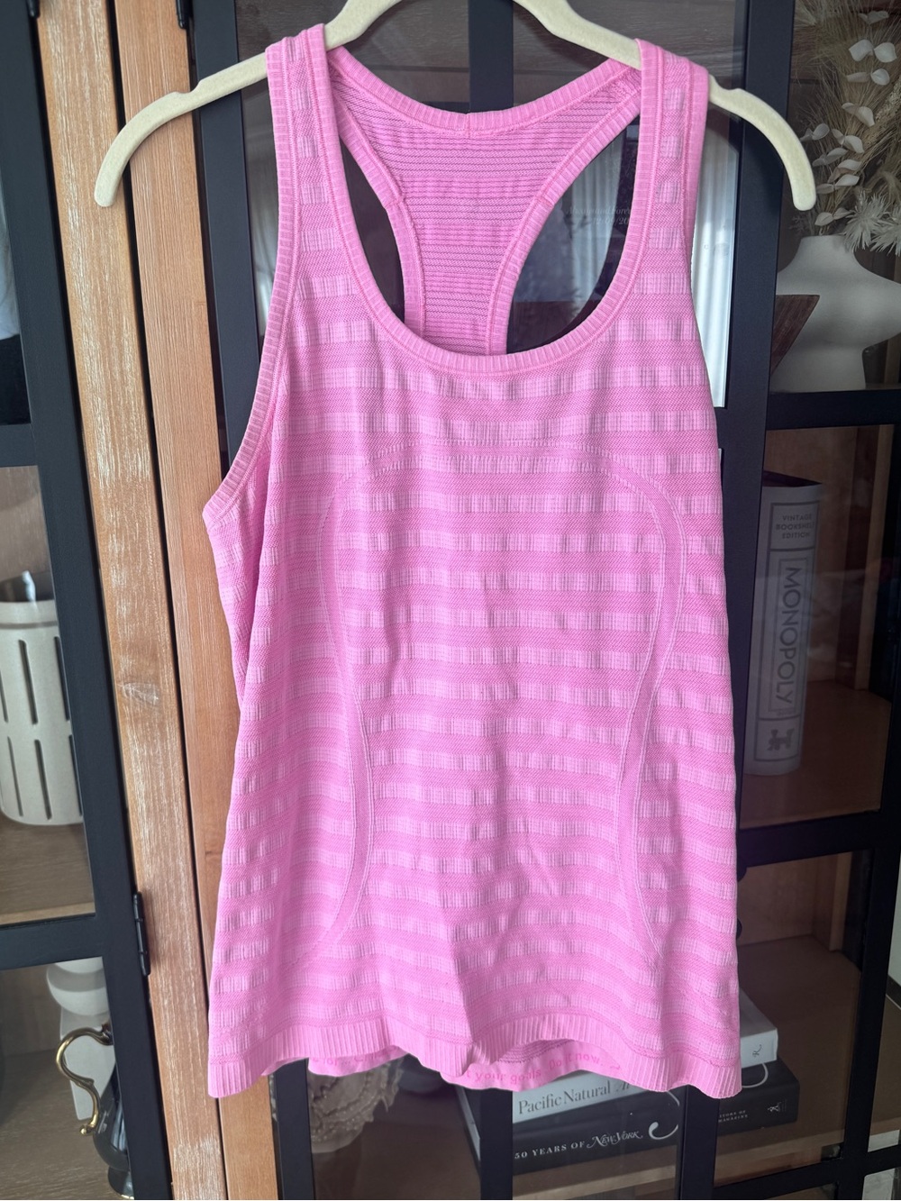 Lululemon Run Swiftly Tech Racerback tank top
Pow Pink Light workout tee neon